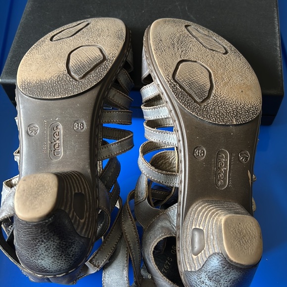 Reiker Gladiator Heeled Sandals EU 38 - Picture 5 of 8